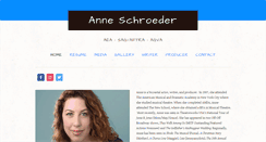 Desktop Screenshot of anneschroeder.us